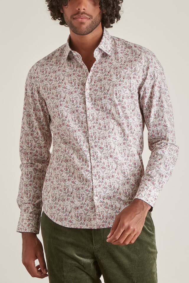 Chemise Slim à Imprimé Bouquet - Image principale