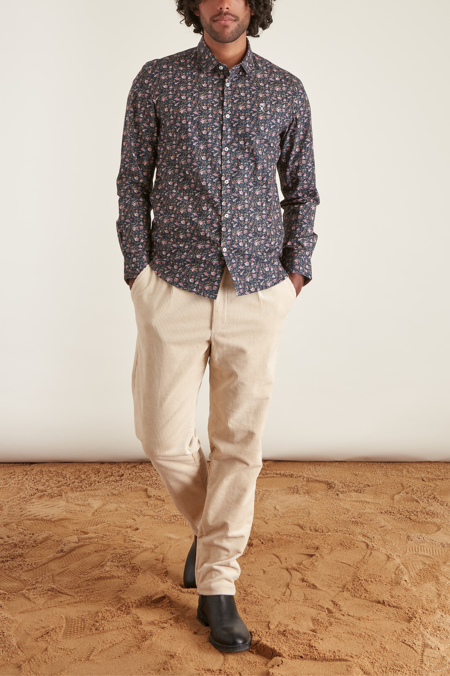 Chemise Slim à Imprimé Bouquet