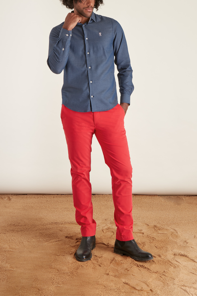 Chemise Slim à Micro Pois - Image principale