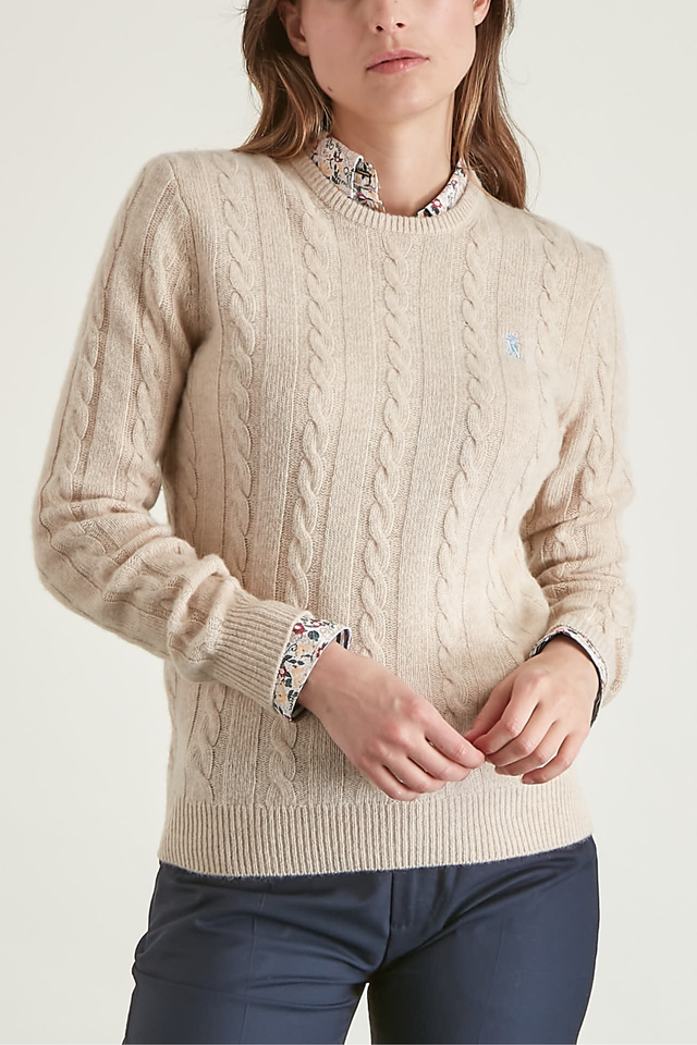 Pull Torsadé uni - Image principale