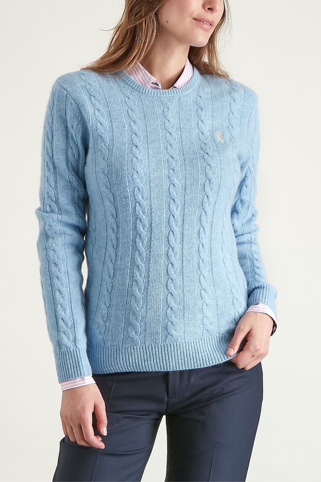 Pull Torsadé uni - Image principale