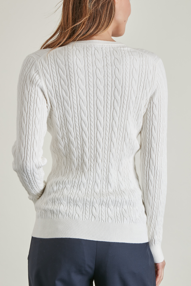 Pull Torsadé Uni - Image principale