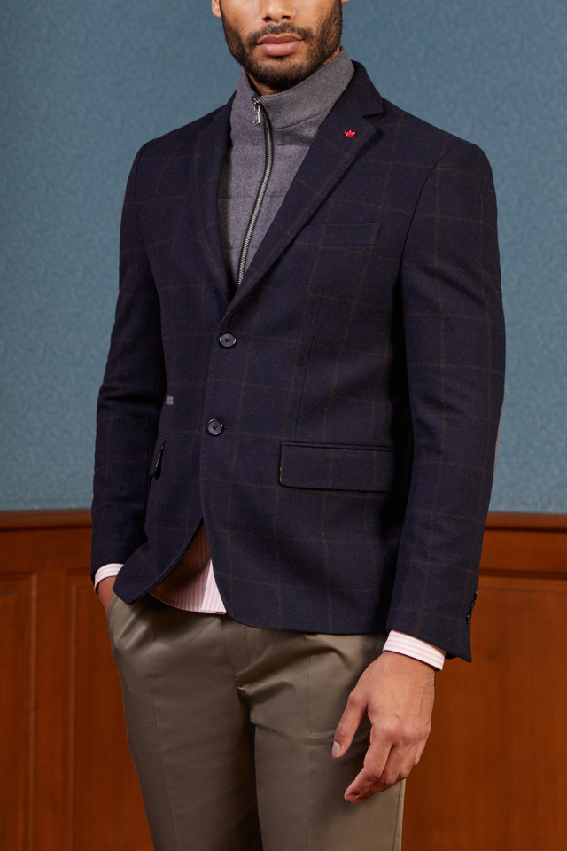 Blazer Slim à carreaux - Image principale