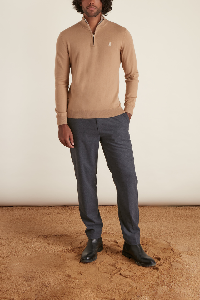Pull Keaton Col Zippé - Image principale