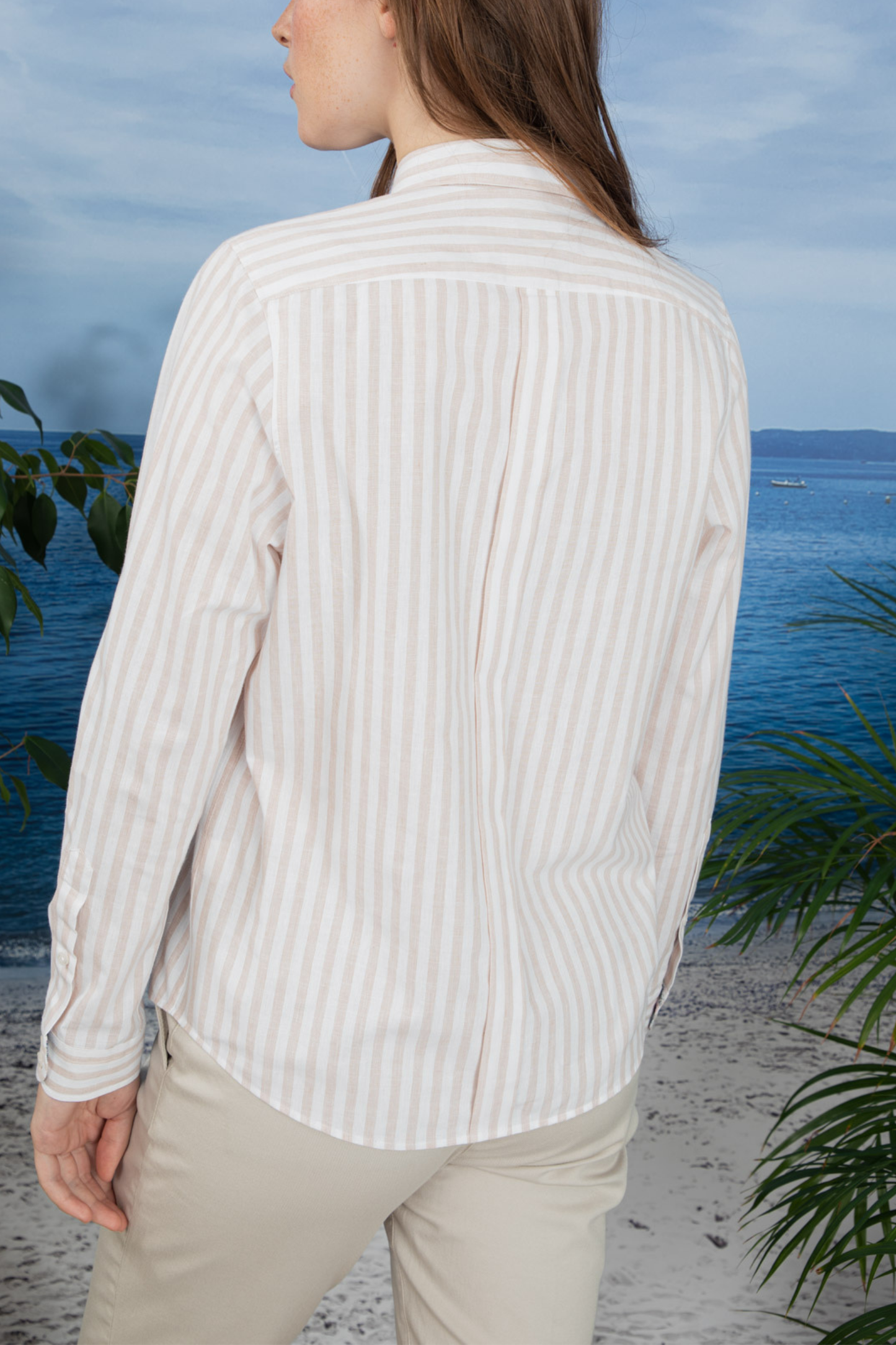 Chemise Regular à Rayures Larges