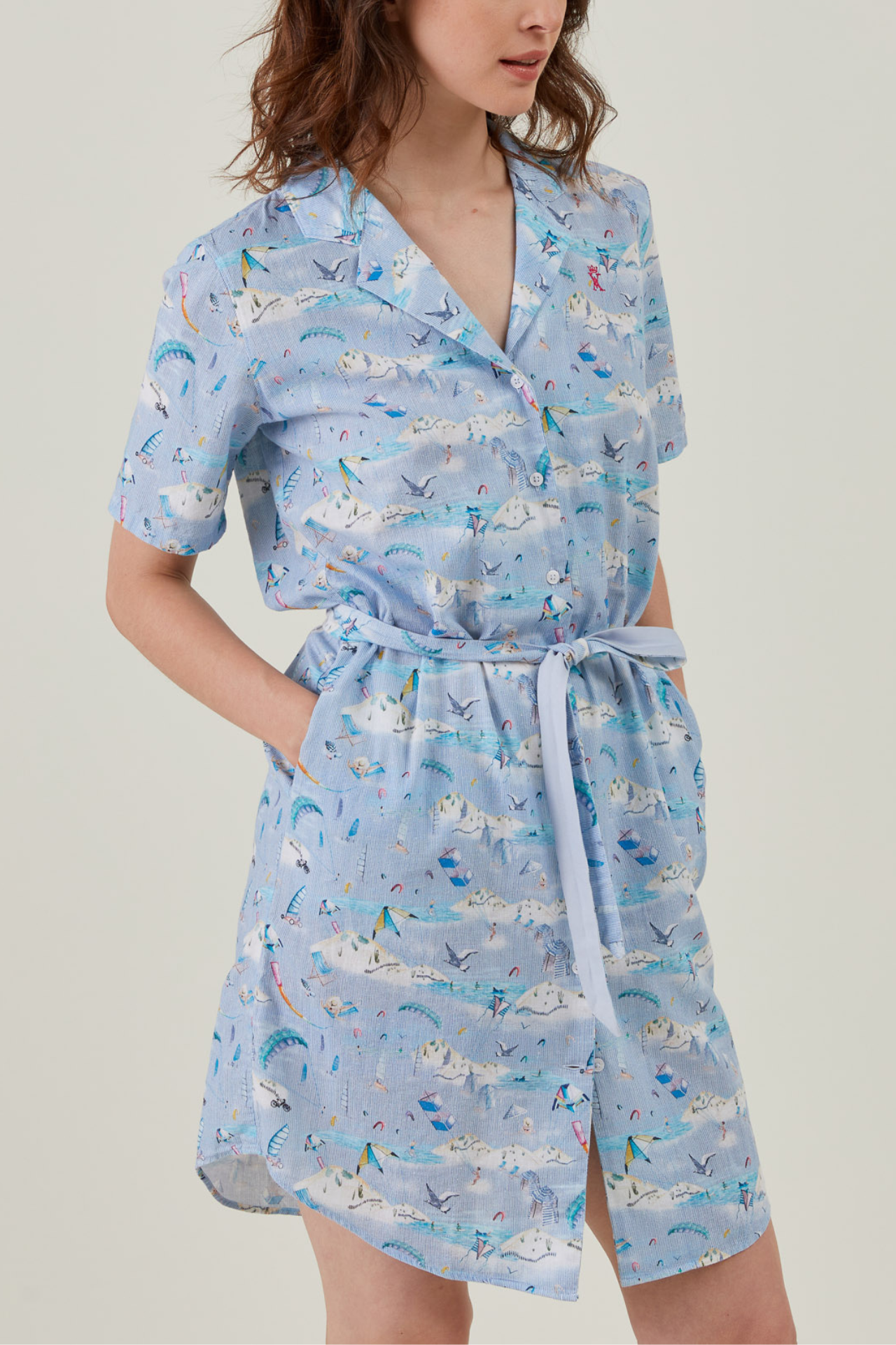 Robe en Coton Lin