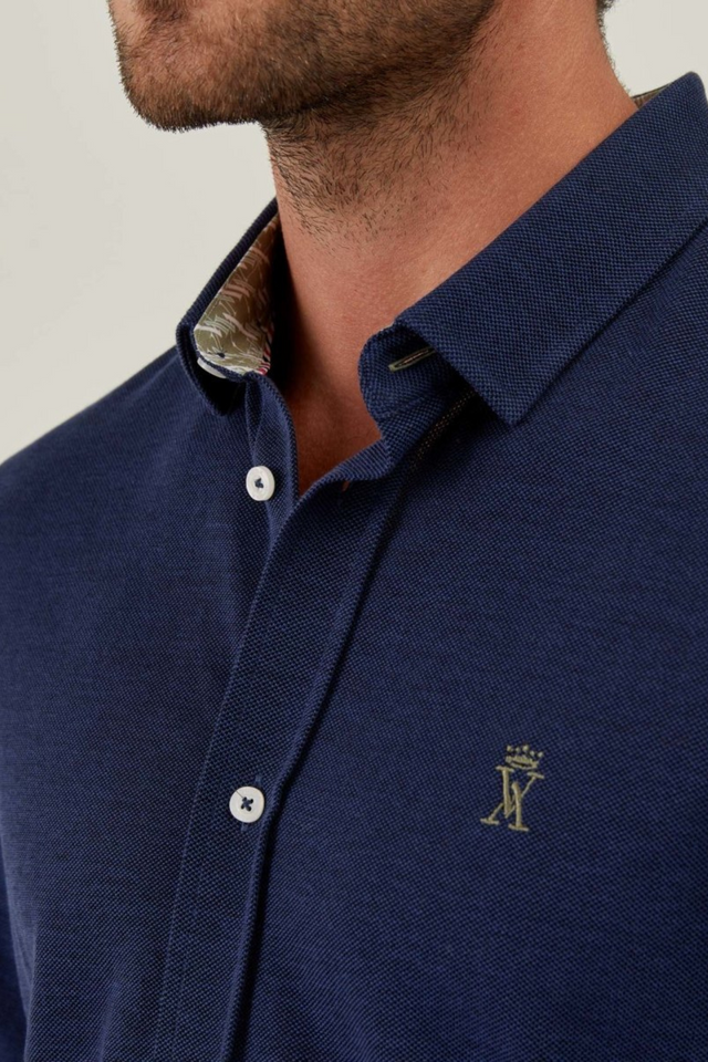 Chemise Slim en Coton Piqué - Image principale