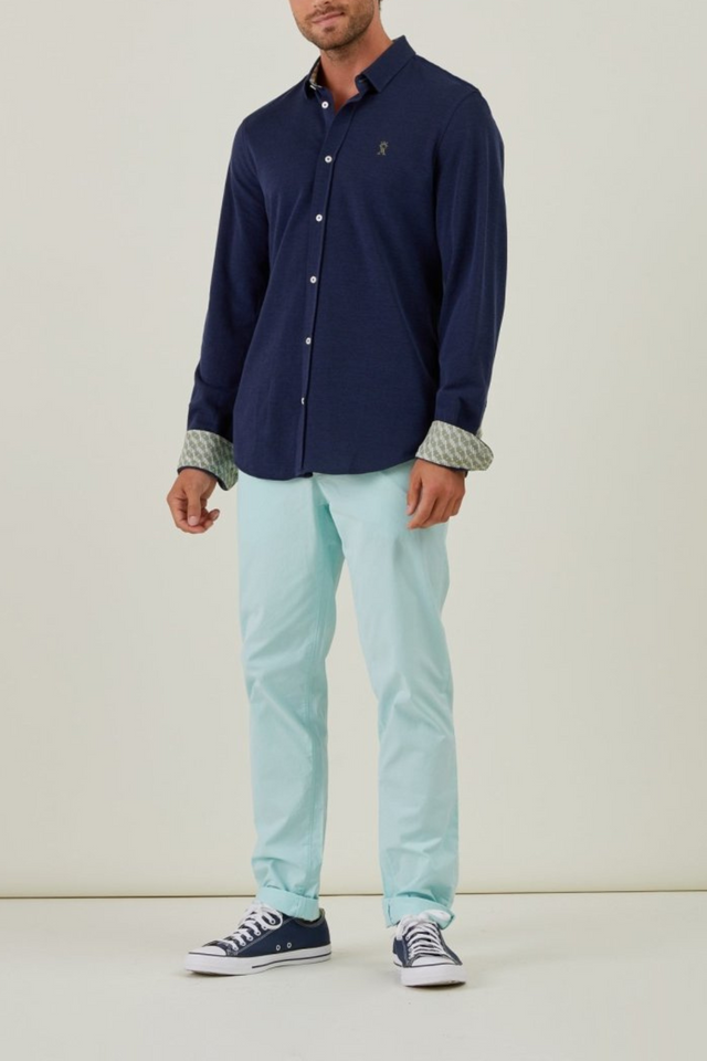 Chemise Slim en Coton Piqué - Image principale