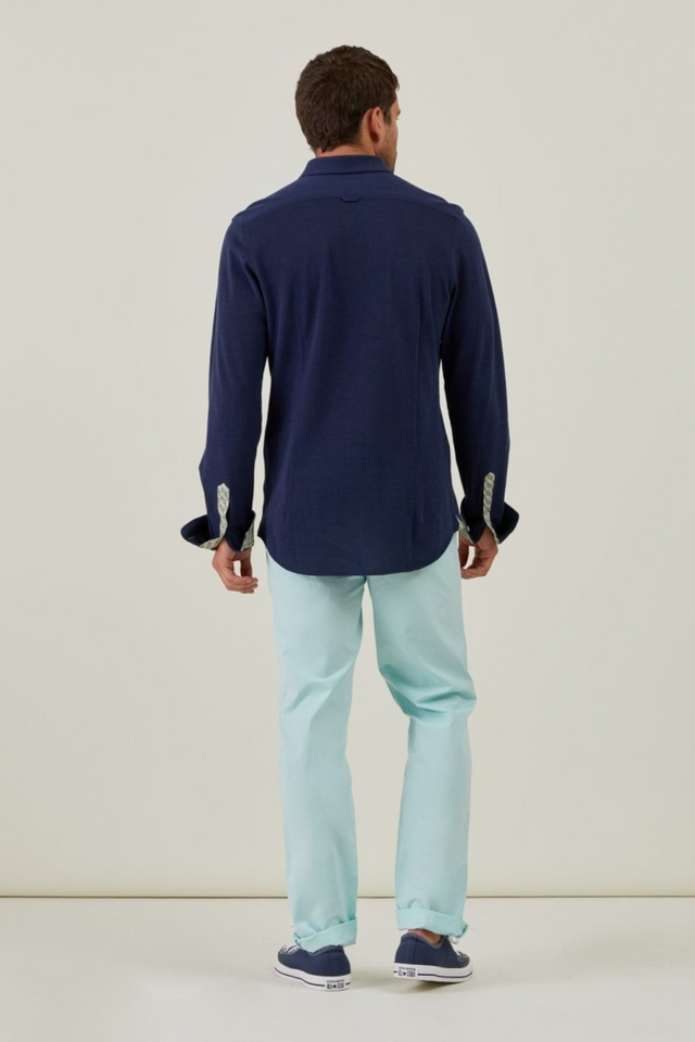 Chemise Slim en Coton Piqué - Image principale