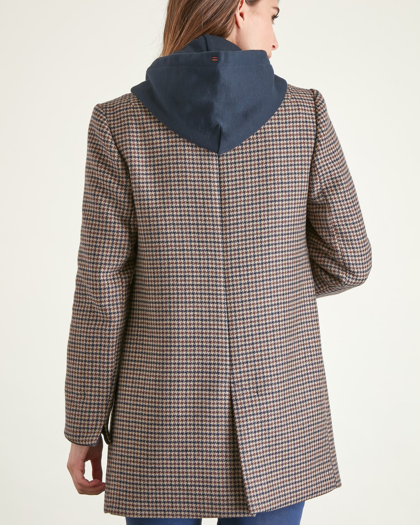 Manteau à motifs Pied de poule