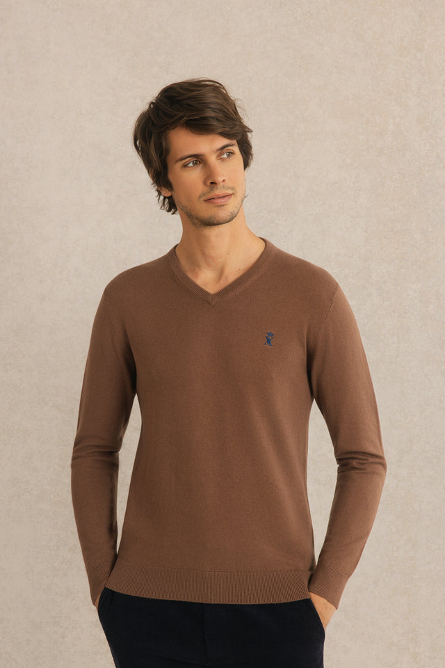 Pull Karl col V - Image principale