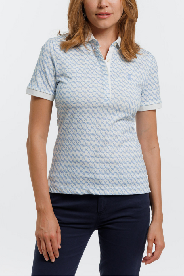 Polo à Imprimé Monogramme - Image principale