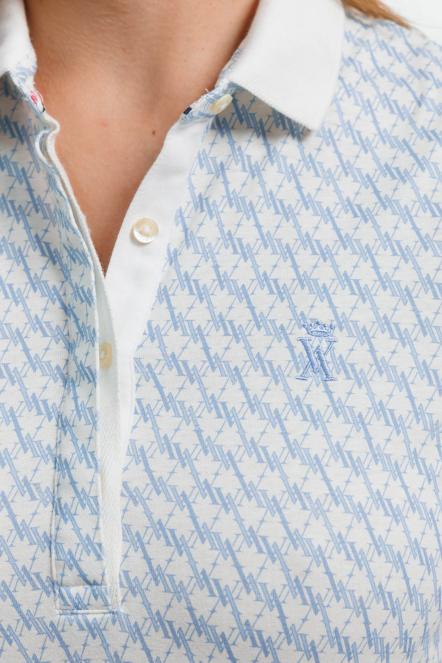 Polo à Imprimé Monogramme - Image principale