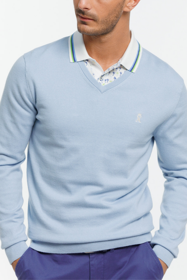 Pull Karl Col V - Image principale