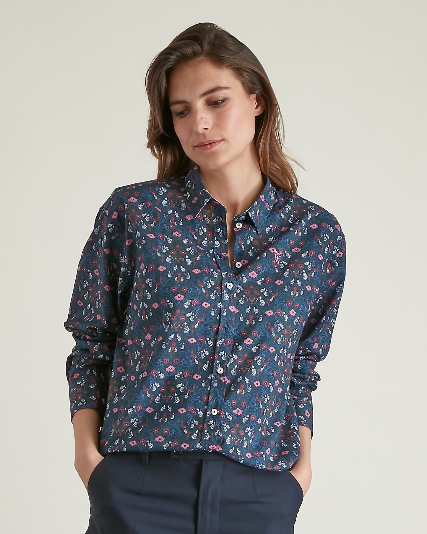 Chemise Slim à fleur