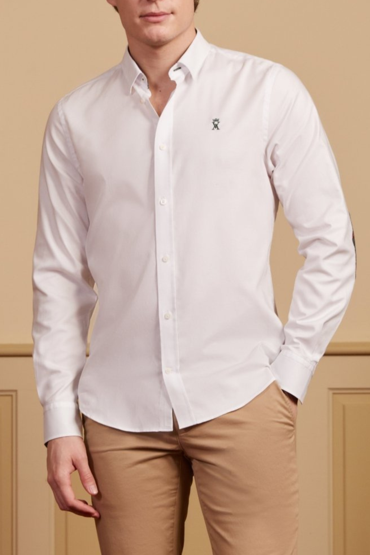 Chemise Cais slim en Oxford