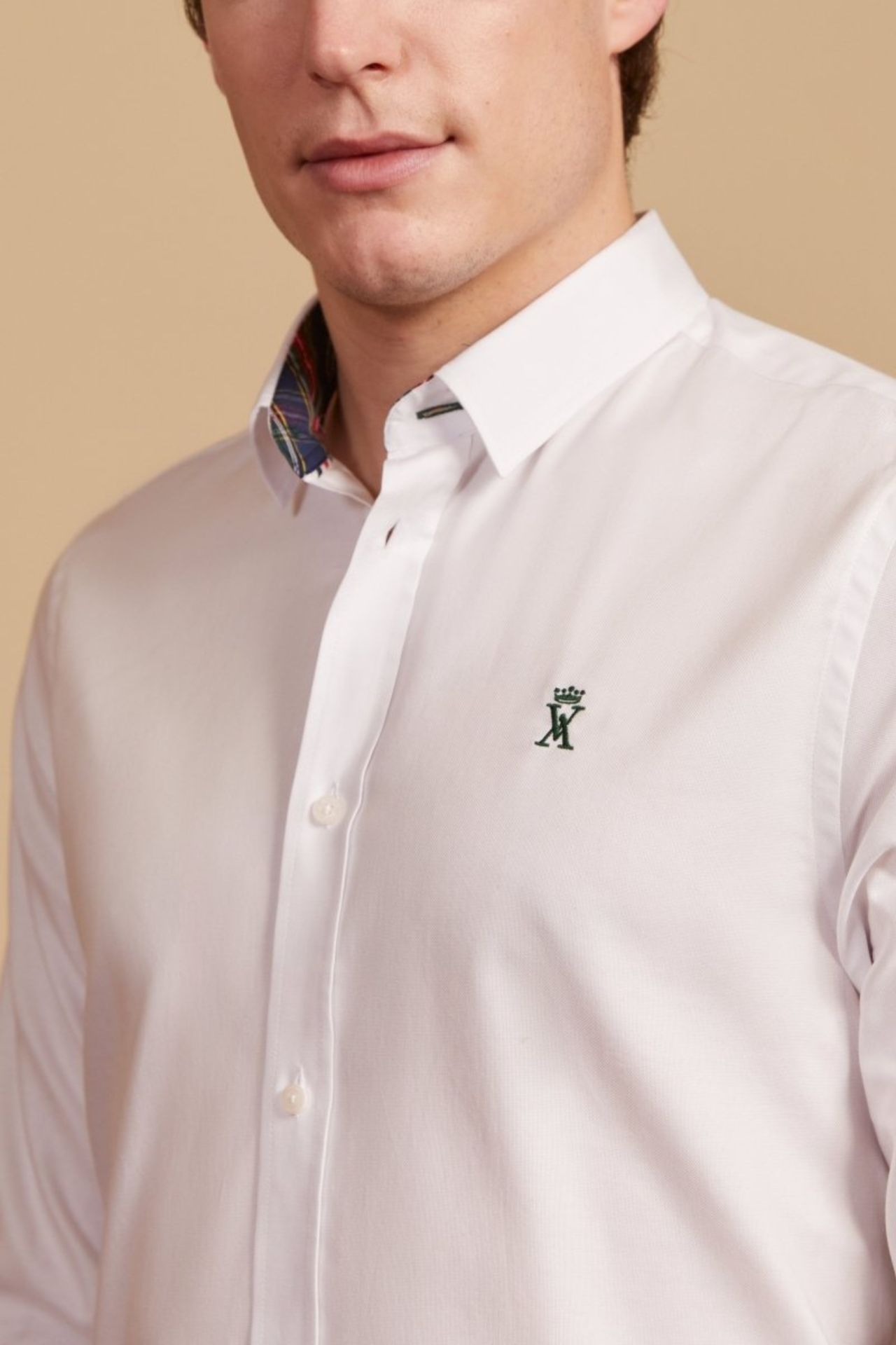 Chemise Cais slim en Oxford