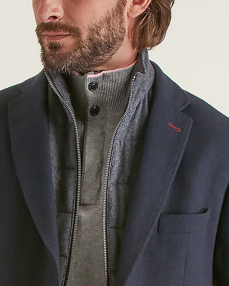 Blazer avec Parmenture Amovible