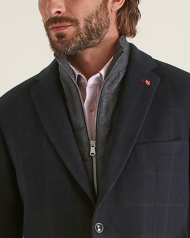 Blazer à Motifs Carreaux