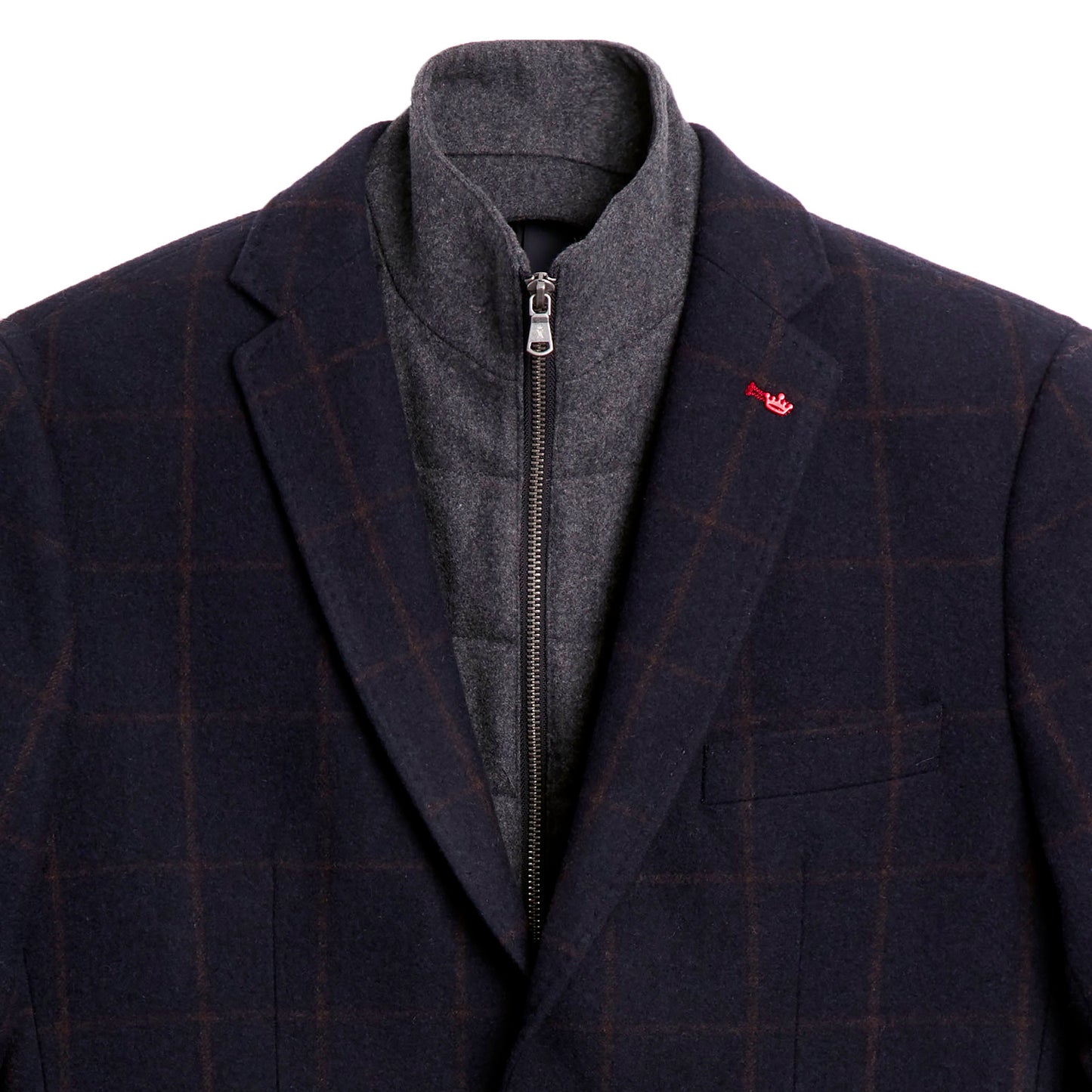 Blazer à Motifs Carreaux