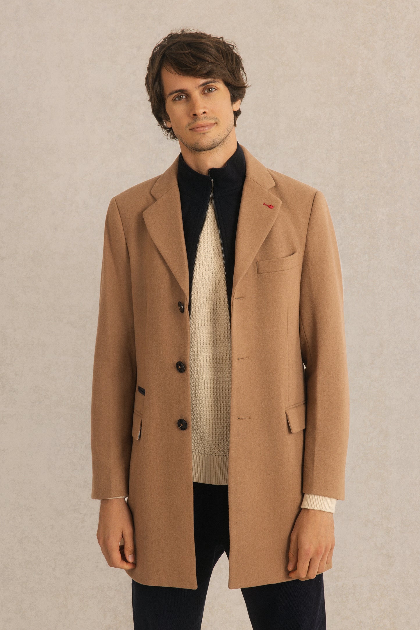Manteau court en Laine