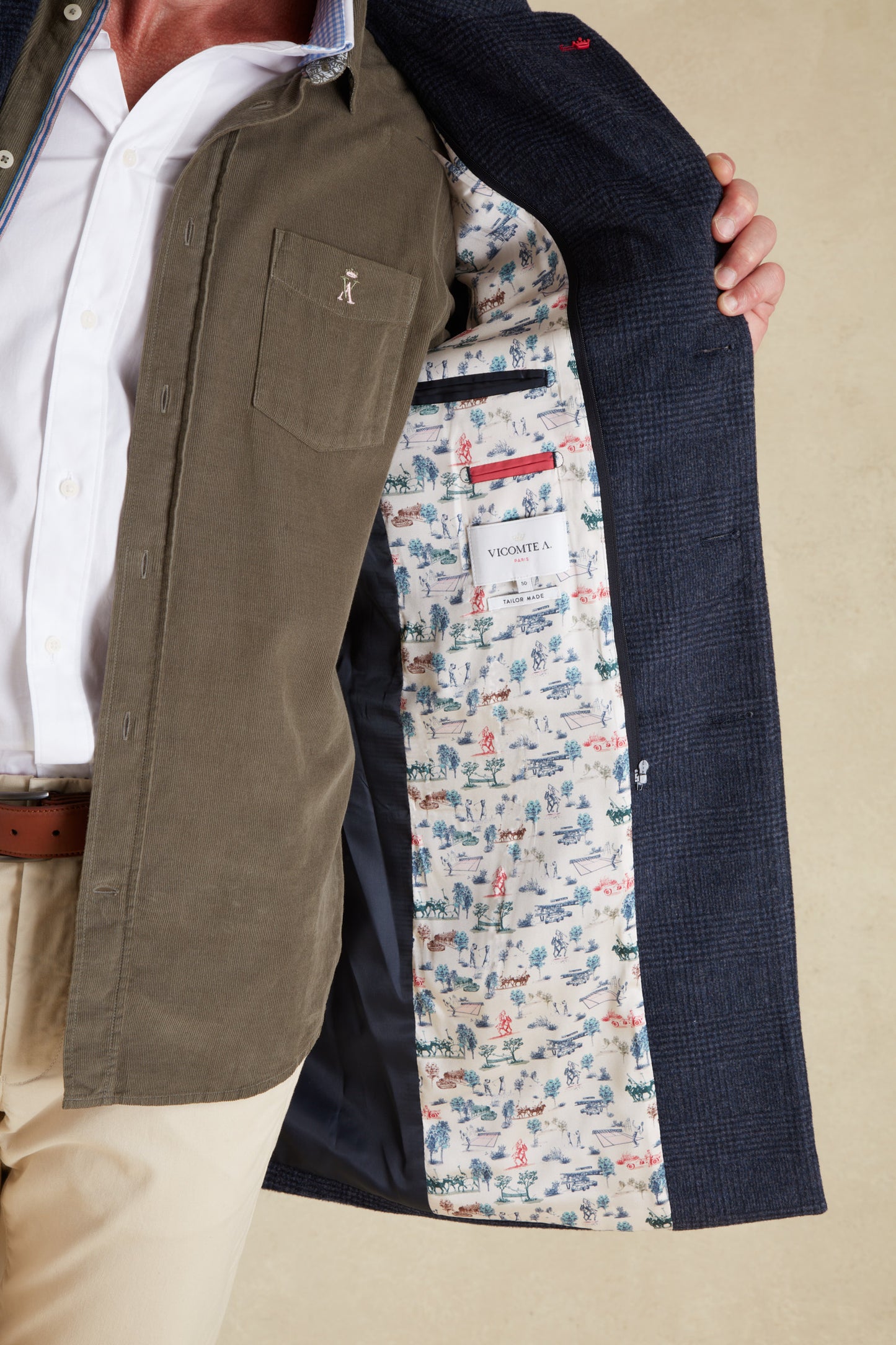 Manteau court en Laine