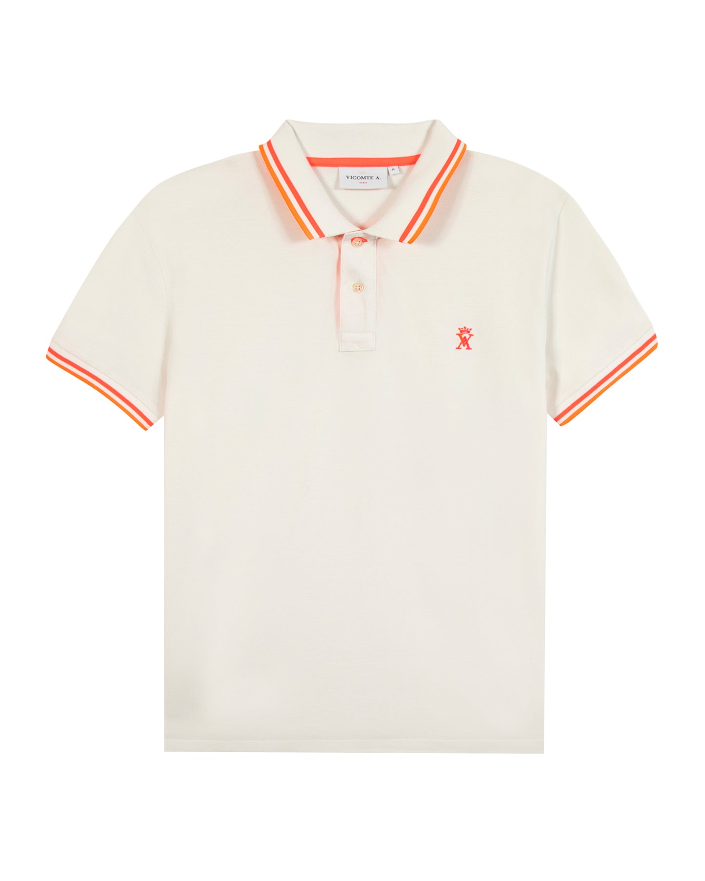 Polo Ajusté Manches Courtes