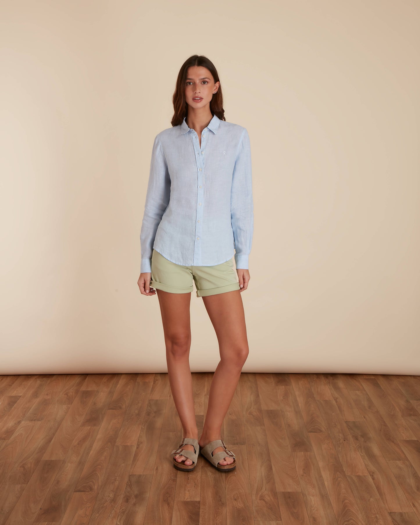 Chemise Motifs Horizon Mer