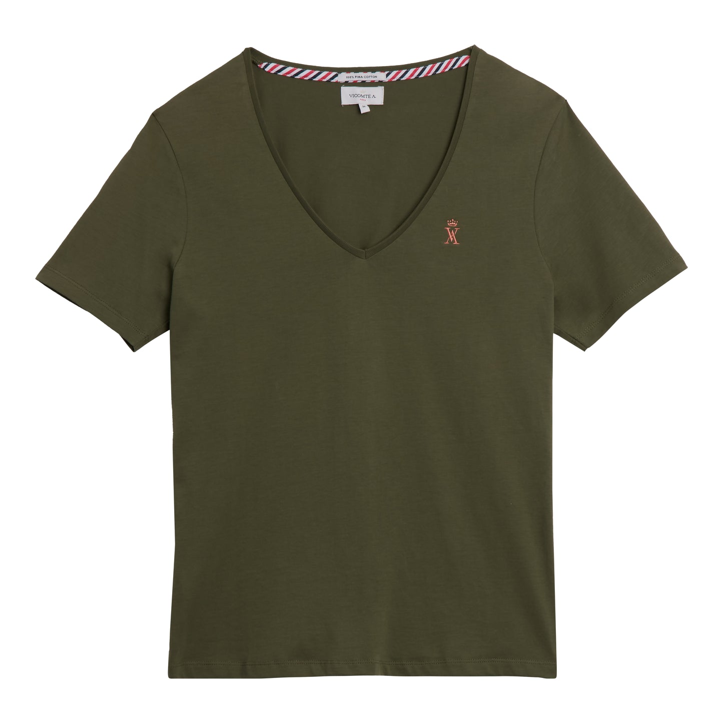 T-shirt Uni Col V