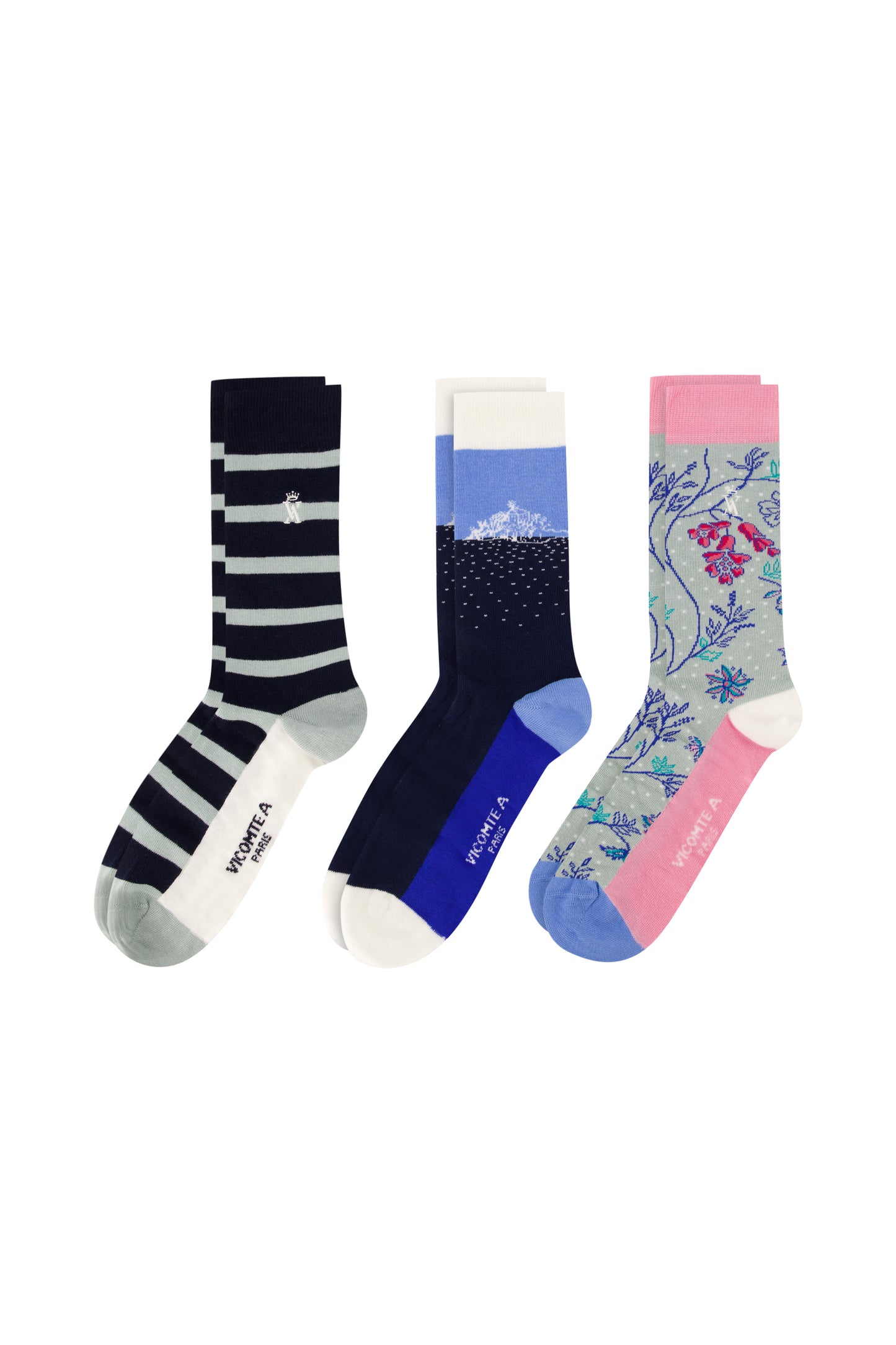 Coffret de chaussettes avec fantaisies