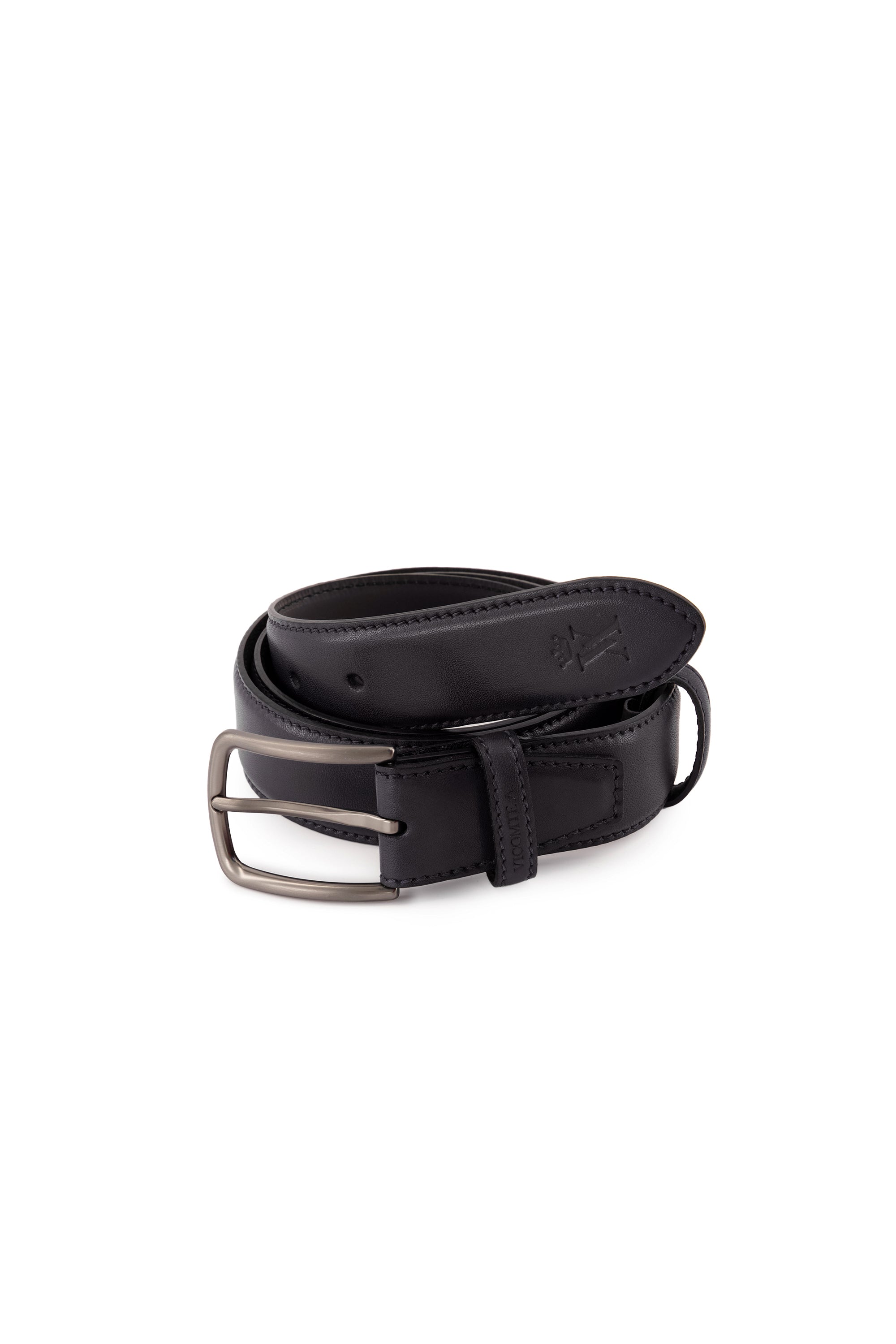 Ceinture Achil Cuir Noir Vicomte A