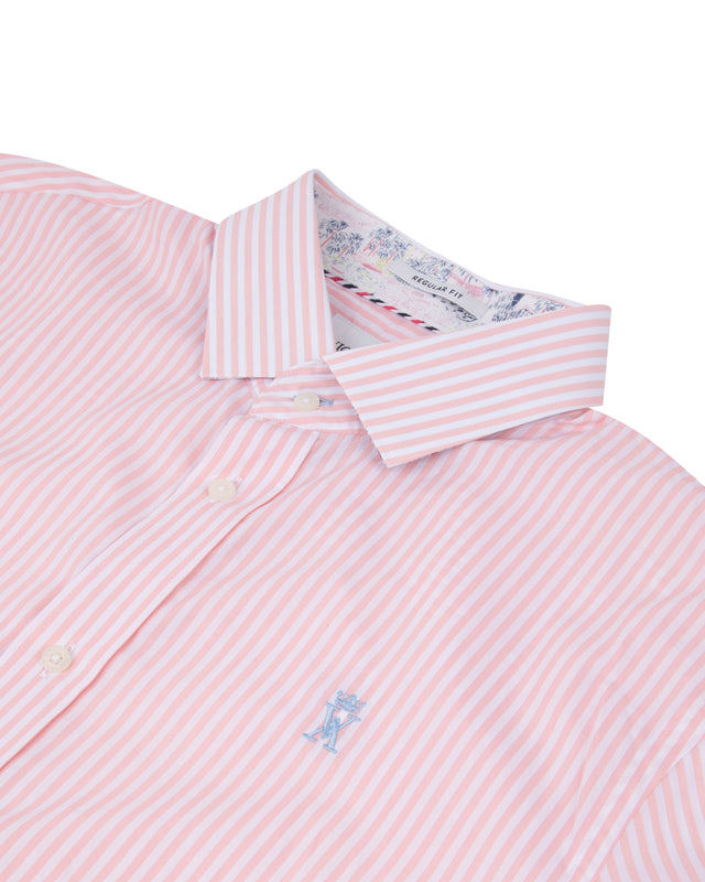 Chemise Regular à Fines Rayures - Image principale