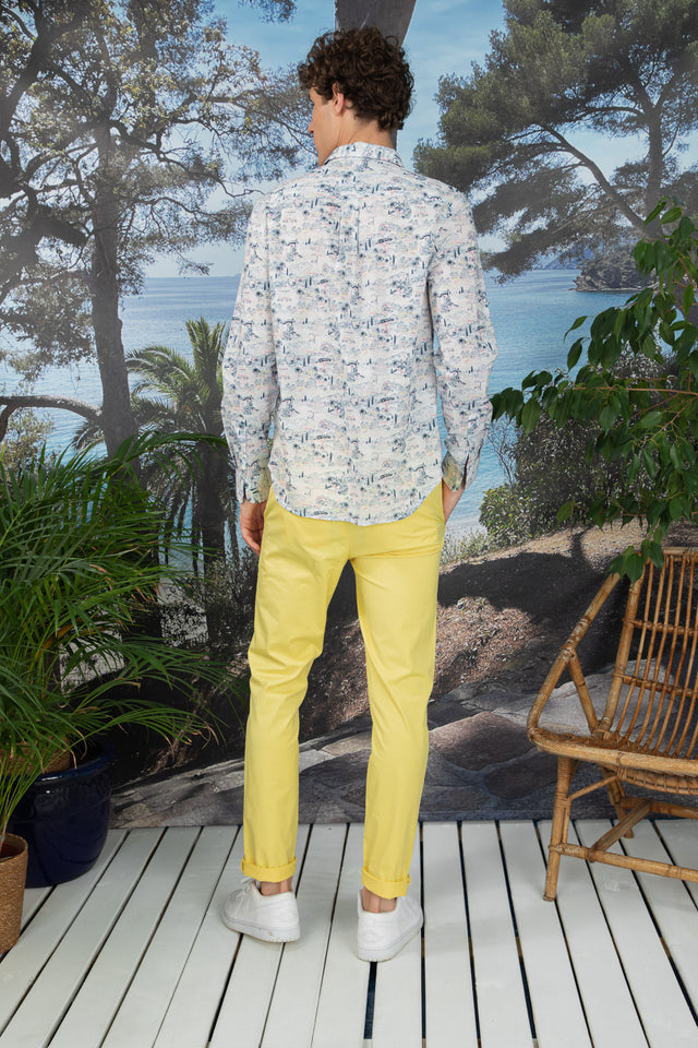 Chemise Slim Imprimé Garrigue - Image principale