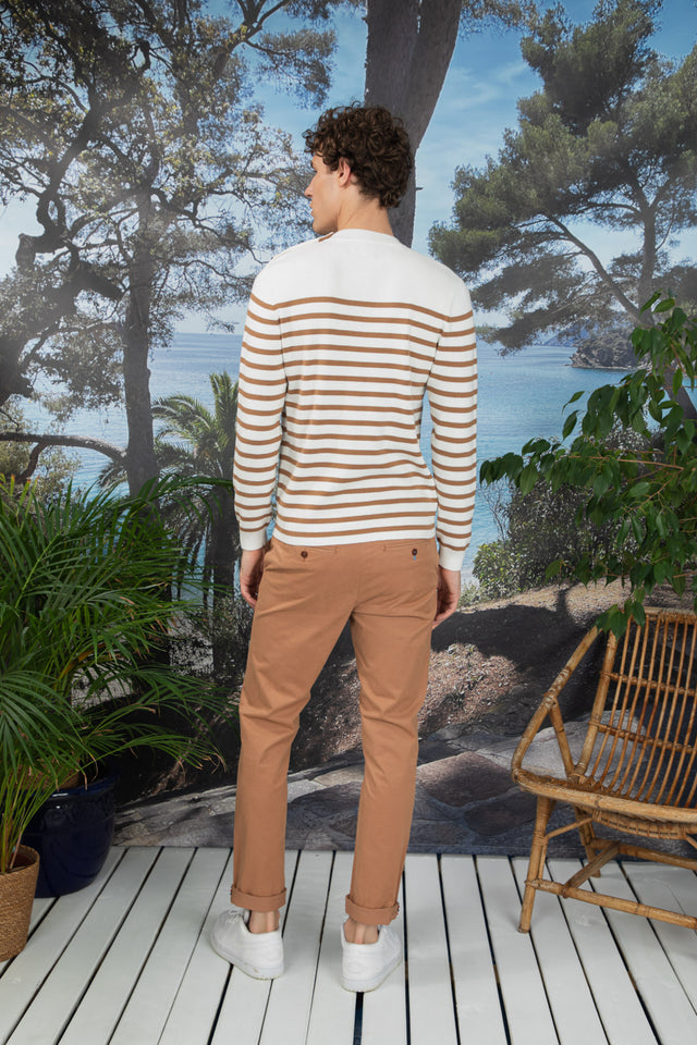 Pull Marinière Col Rond - Image principale