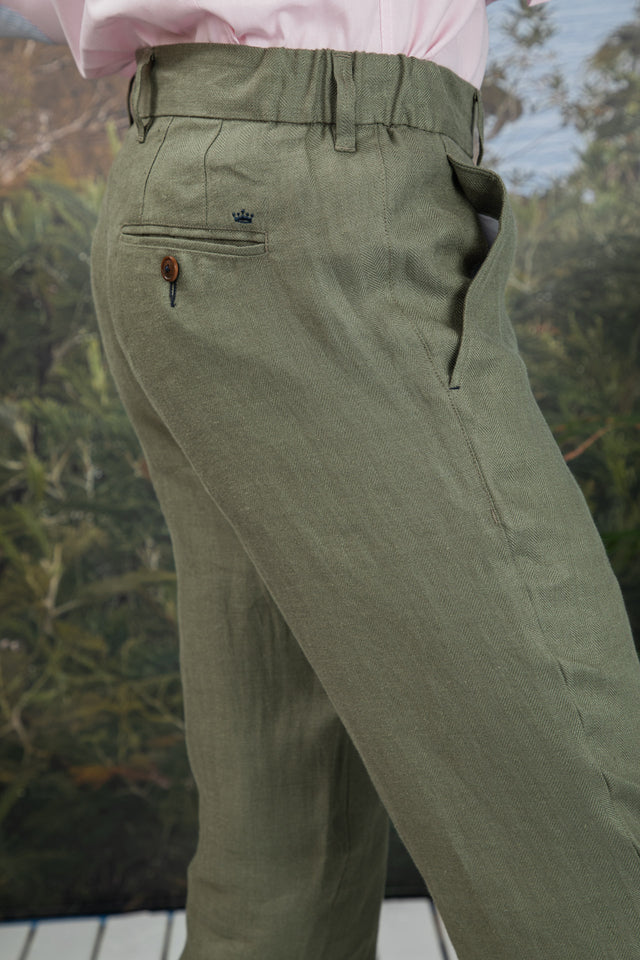 Pantalon Comfort Fit  élastiqué - Image alternative