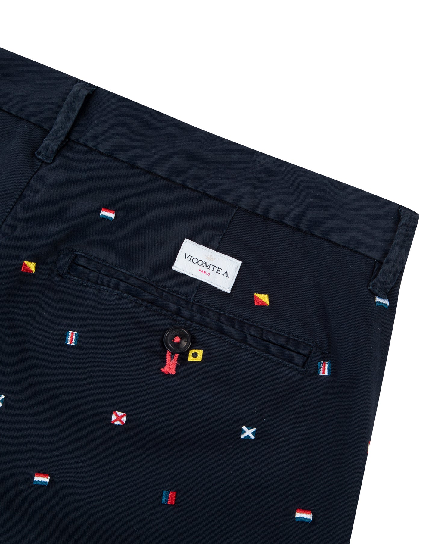 Bermuda à broderies