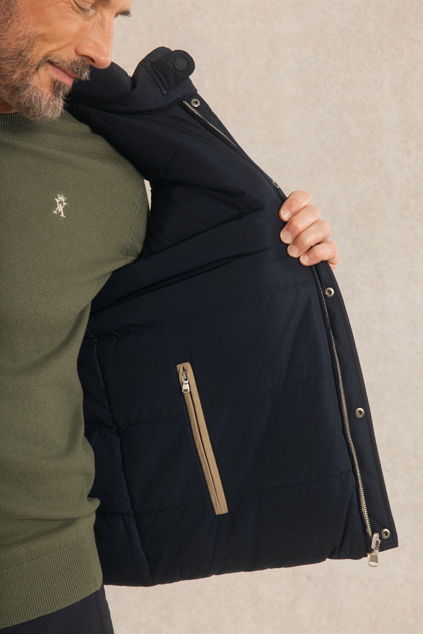 Doudoune sans manches reversible