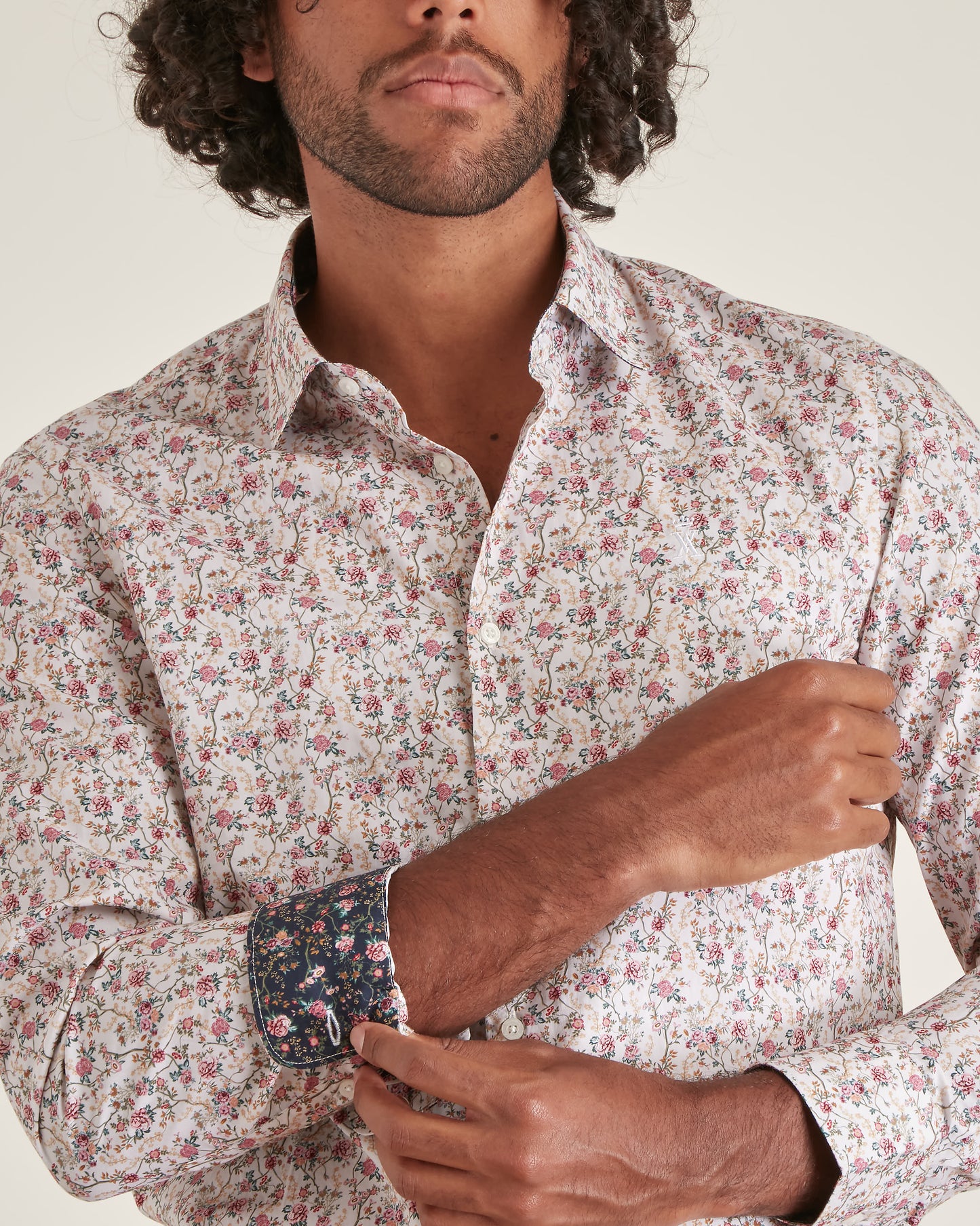 Chemise Slim à Imprimé Bouquet