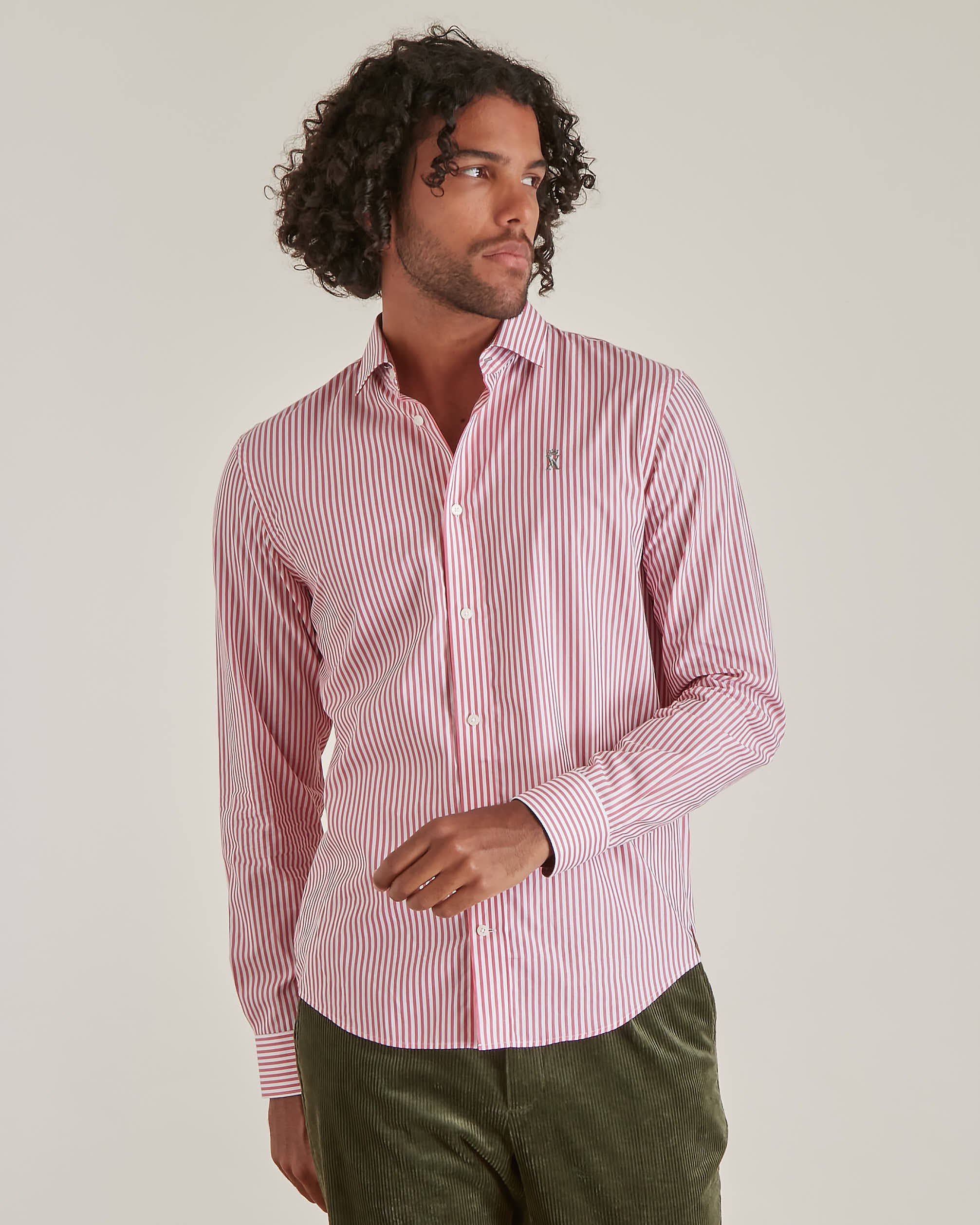 Chemise rayures shops verticales homme