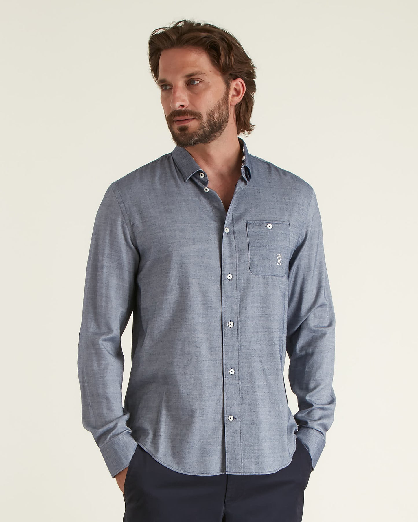 Chemise Regular à Coudières