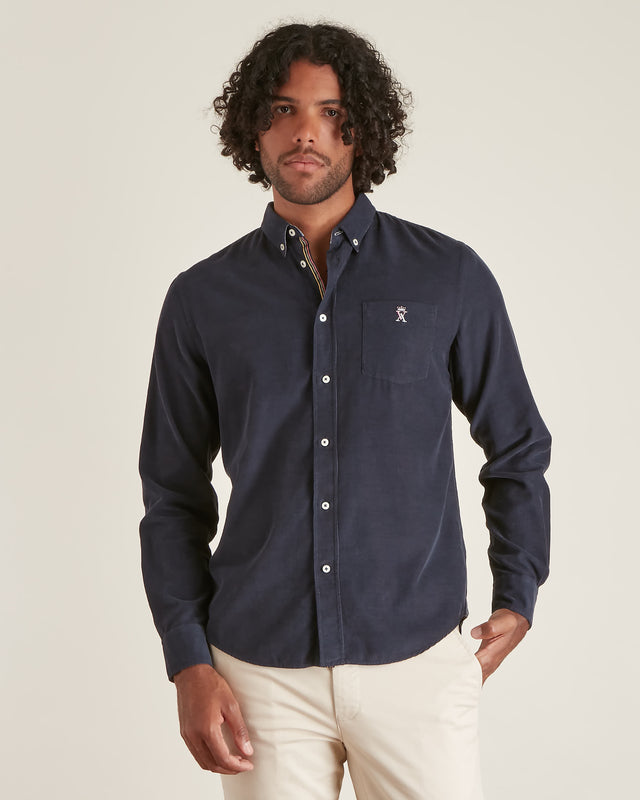 Chemise Regular en Velours - Image principale