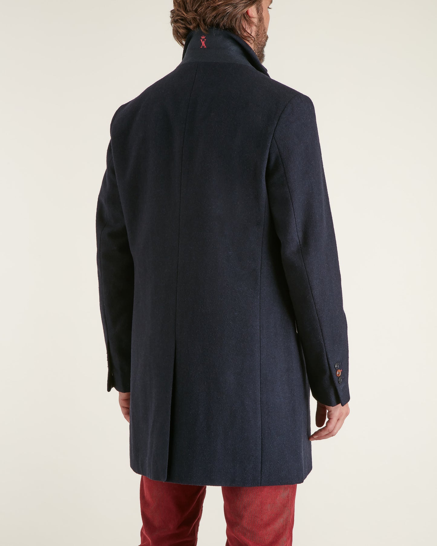 Manteau court 100% laine