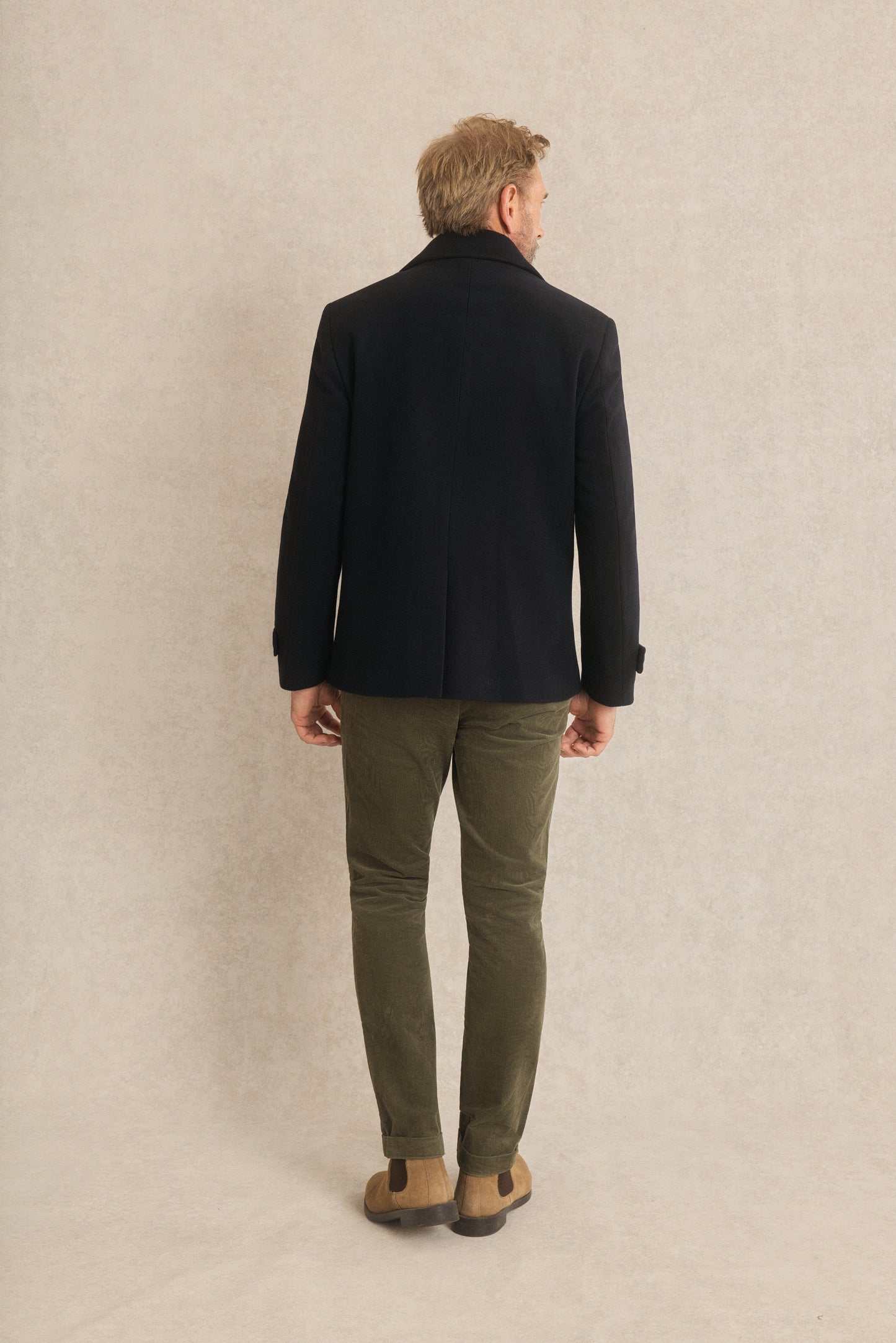 Manteau Caban en Laine