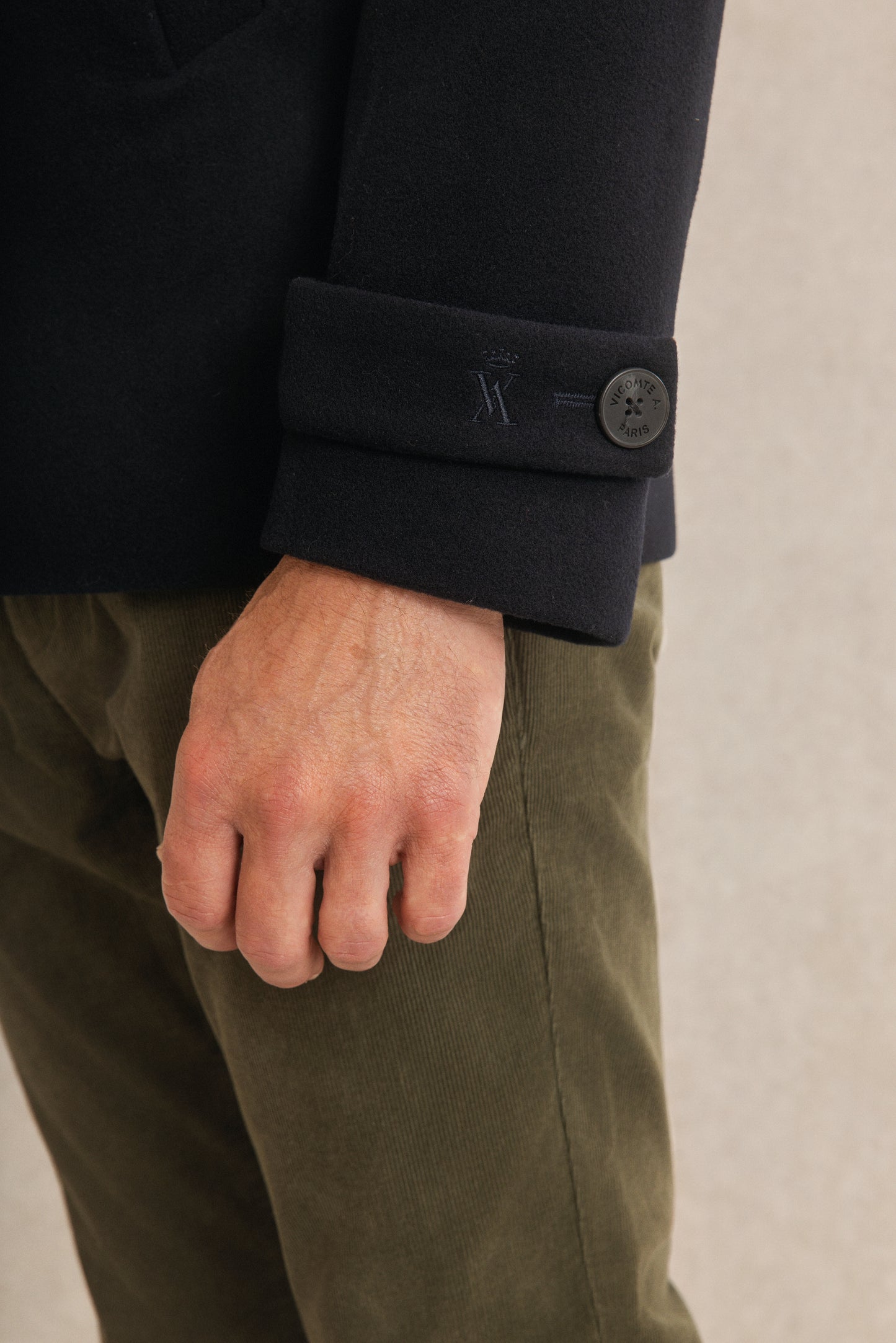 Manteau Caban en Laine