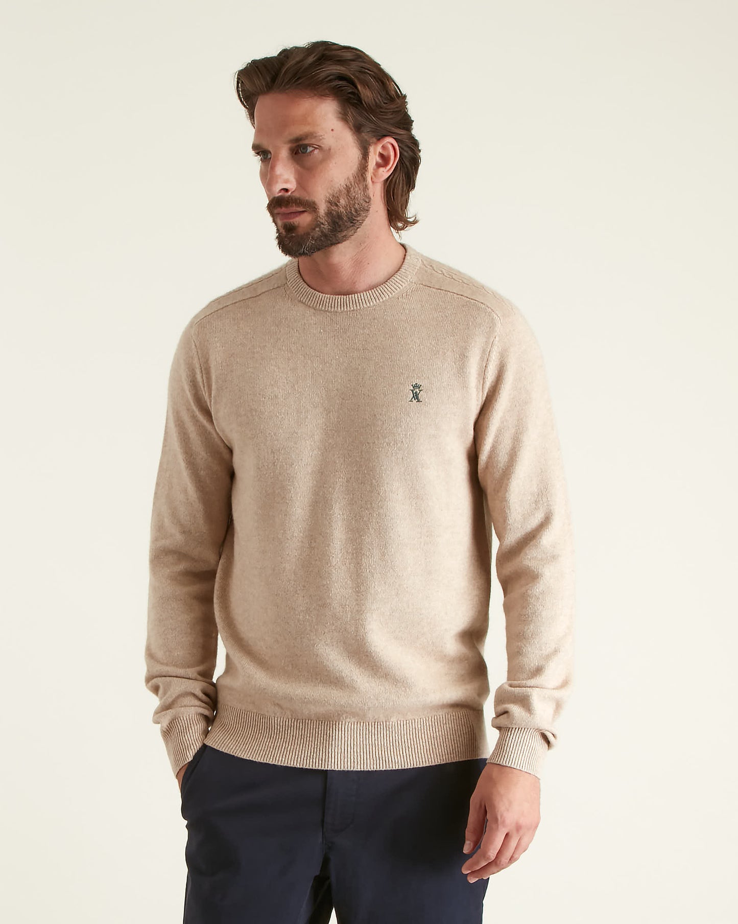 Pull Col Rond Uni