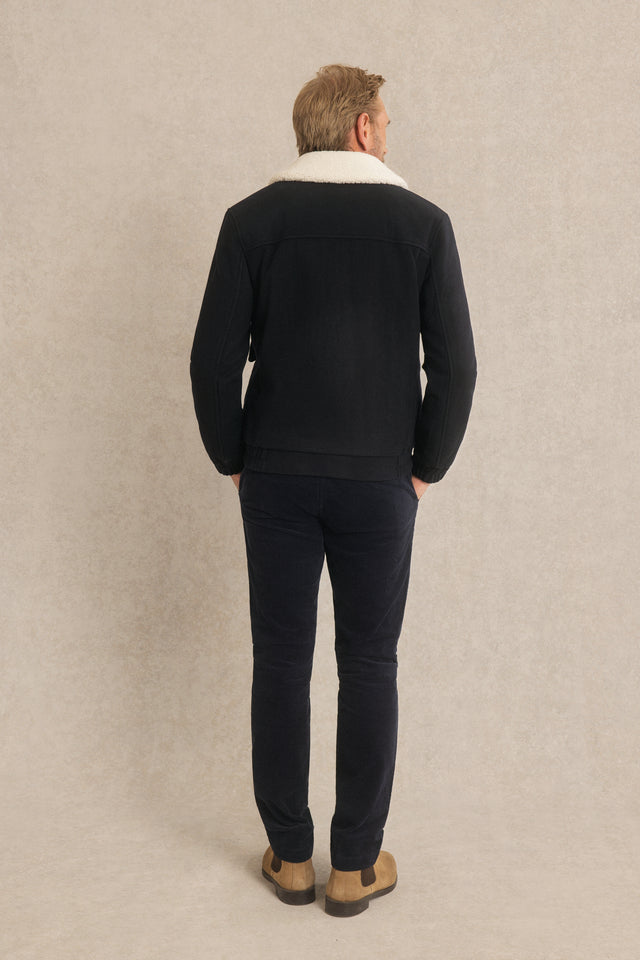 Blouson avec Col en Fourrure - Image principale