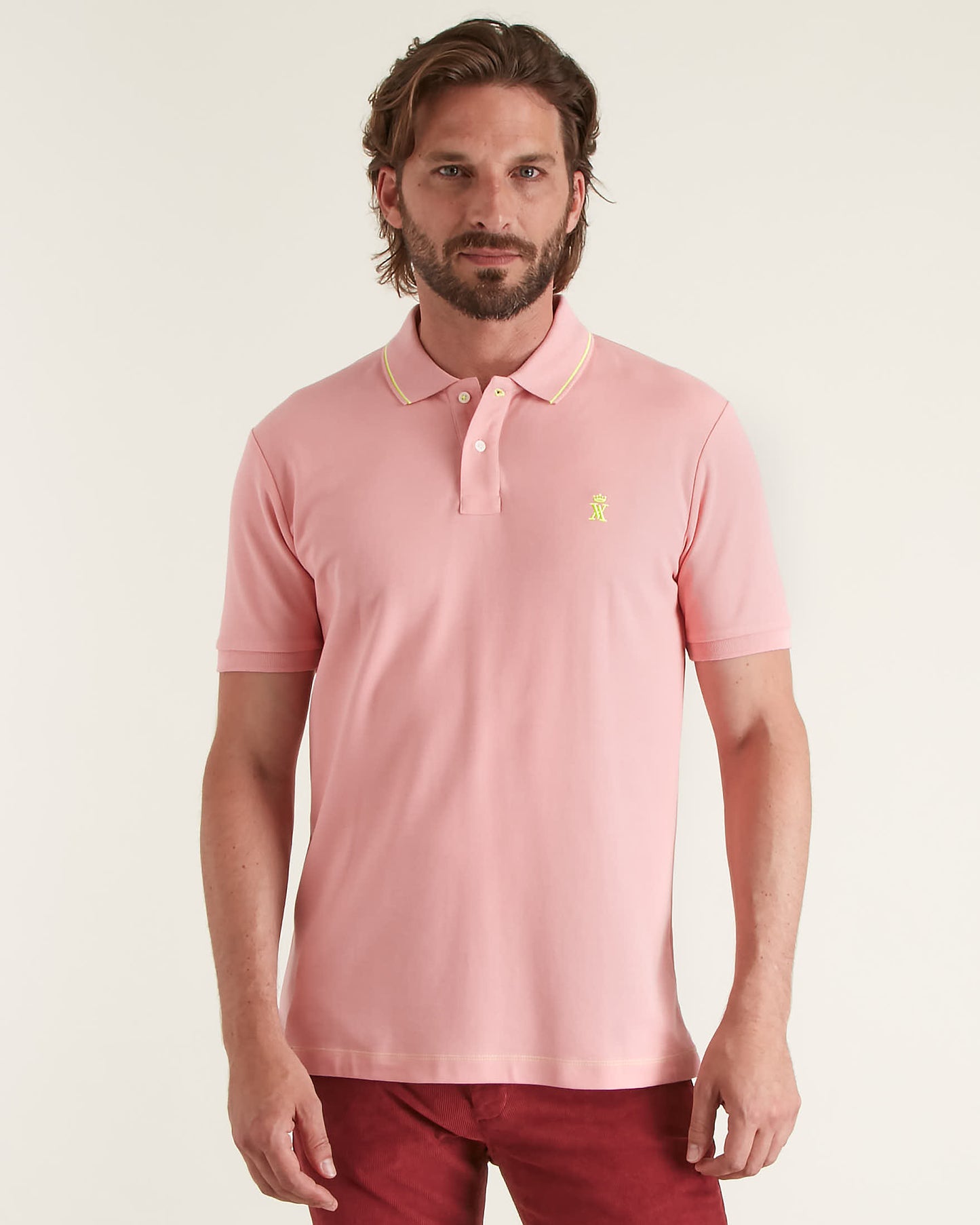 Polo à Détails Fluo