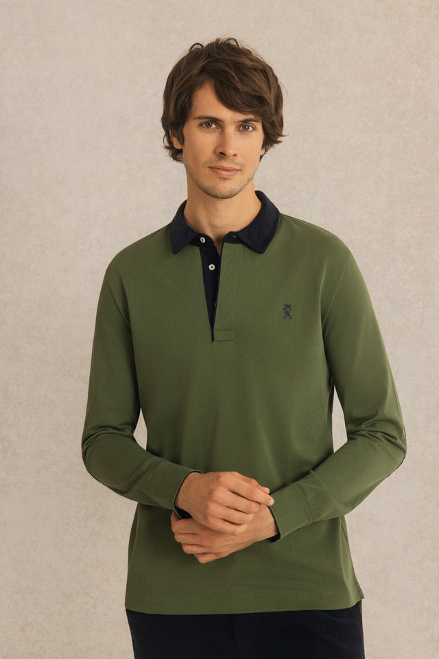 Polo à Détails Velours - Image principale