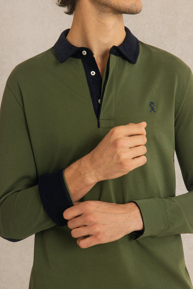 Polo à Détails Velours - Image principale