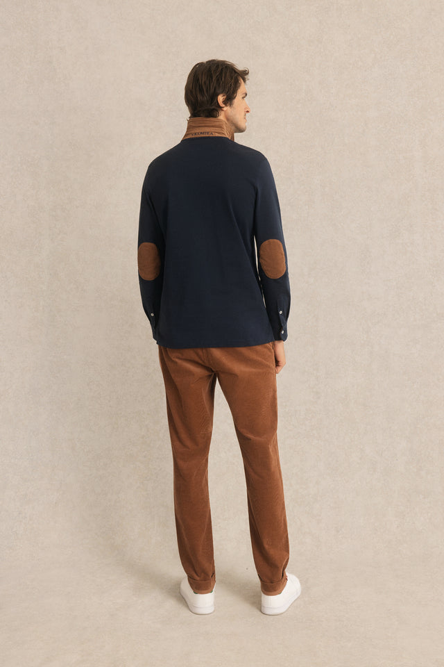 Polo à Détails Velours - Image principale